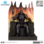 Darkseid Armored & Throne Pack Figura de Acción ZS Justice League Dc Mcfarlane Gold Label