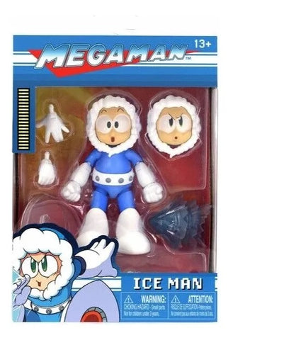 Ice Man Figura De Acción Mega Man Capcom Gamer Jada Toys 11 Cm