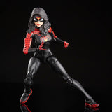 Spiderwoman Jessica Drew Retro Figura De Acción Spiderman Classic Marvel Legends Hasbro 16 Cm