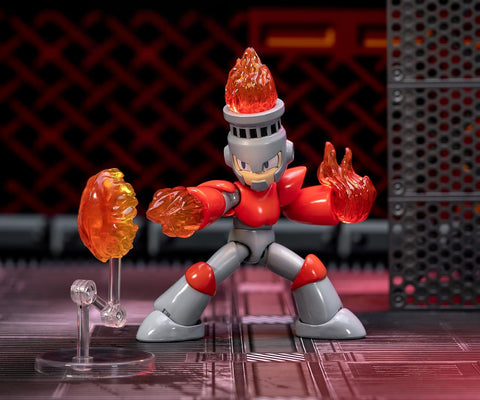 Fire Man Figura De Acción Mega Man Capcom Gamer Jada Toys 11 Cm