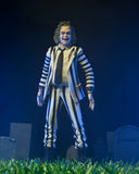 Beetlejuice Striped Suit Figura De Acción Beetlejuice Neca 18 Cm