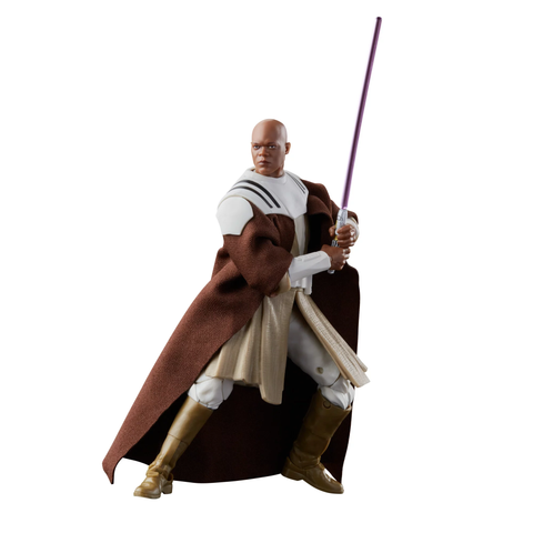 Mace Windu Figura De Acción Star Wars Clone Wars The Black Series Hasbro 16 Cm