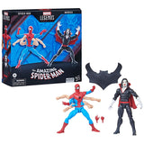 Pack Spiderman & Morbius Figura De Acción Amazing Spiderman Comics Classic Marvel Legends Hasbro 16 Cm