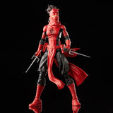 Elektra Natchios Daredevil Retro Figura De Acción Spiderman Classic Marvel Legends Hasbro 16 Cm