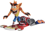 Crash Bandicoot con Jet Board Figura De Acción Crash Bandicoot Neca 16 Cm