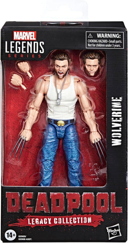 Logan Wolverine Figura de Acción Deadpool Legacy UCM Marvel Legends Hasbro 16 Cm