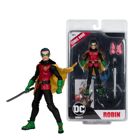 Robin Figura De Acción Batman And Robin Reborn DC Mcfarlane Toys 17 cm