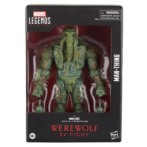 Man Thing Figura de Acción Werewolf By Night Marvel Legends Hasbro 21 Cm