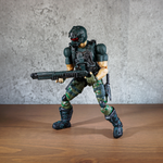 Fist Trooper Figura de Acción Fist Colombia Figura Militar Soldado Joe 16.5 cm