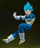 Vegeta Unwavering Saiyan Pride Figura Blue God Dragon Ball Super Sh Figuarts Bandai 15 Cm