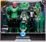 Pack Green Lantern Kilowog & Kyle Rayner Figura De Acción Gold Label Dc Multiverse Mcfarlane Toys 18 cm