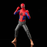 Spiderman Peter B Parker Figura de Acción Across The Spider Verse Marvel Legends Hasbro 16 Cm