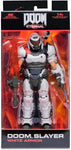 Doom Slayer White Armor Gold Label Figura de Acción Doom Eternal Mcfarlane Toys 18 Cm