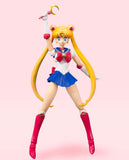 Sailor Moon Pretty Guardian Figura De Acción Animation Color Edition Sh Figuarts Bandai 15 Cm