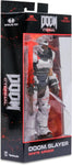 Doom Slayer White Armor Gold Label Figura de Acción Doom Eternal Mcfarlane Toys 18 Cm