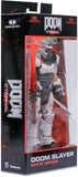 Doom Slayer White Armor Gold Label Figura de Acción Doom Eternal Mcfarlane Toys 18 Cm