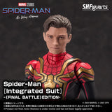 Spiderman Integrated Suit Figura de Acción Spiderman No Way Home Sh Figuarts Bandai 16 Cm
