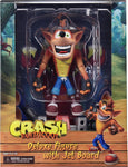 Crash Bandicoot con Jet Board Figura De Acción Crash Bandicoot Neca 16 Cm