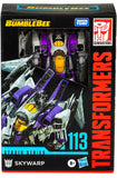 Skywarp Figura de Acción Transformers Bumblebee Toy Studio Series 113 Hasbro 17 Cm