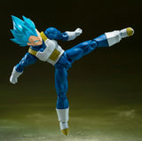 Vegeta Unwavering Saiyan Pride Figura Blue God Dragon Ball Super Sh Figuarts Bandai 15 Cm