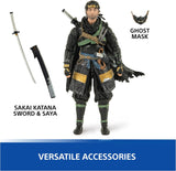 Jin Sakai Figura De Acción Ghost Of Tsushima Ps5 Spin Master 16 Cm