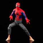 Spiderman Peter B Parker Figura de Acción Across The Spider Verse Marvel Legends Hasbro 16 Cm