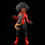 Jessica Drew Figura de Acción Spiderman Across The Spider Verse Marvel Legends Hasbro 17 Cm