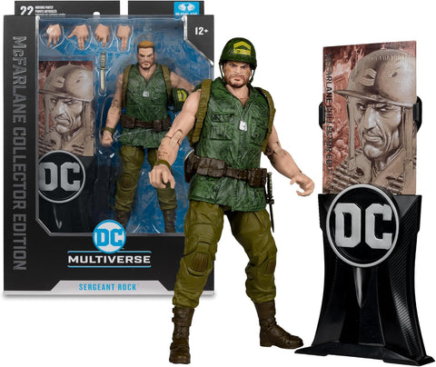 Sergeant Rock Figura De Acción DC Classic Mcfarlane Toys Collector 18 Cm