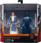 Pack Obi Wan Kenobi Vs Darth Vader Figuras Star Wars A New Hope Black Series 16 Cm