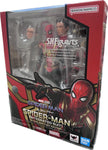 Spiderman Integrated Suit Figura de Acción Spiderman No Way Home Sh Figuarts Bandai 16 Cm