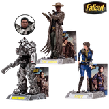 Pack Lucy Maximus & The Ghoul Figuras Estatuas Fallout Series Mcfarlane Toys 16 Cm