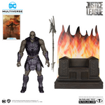 Darkseid Armored & Throne Pack Figura de Acción ZS Justice League Dc Mcfarlane Gold Label