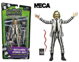 Beetlejuice Striped Suit Figura De Acción Beetlejuice Neca 18 Cm