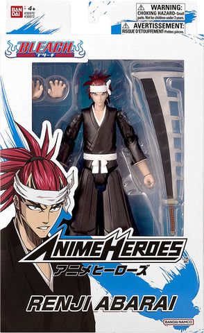 Renji Abarai Figura de Acción Bleach Anime Heroes Bandai 16 Cm