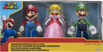 Pack Super Mario Bros Luigi y Peach Figura de Acción Super Mario Bros Mushroom Kingdom Jakks Pacific 11 Cm