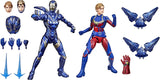 Rescue Armor y Captain Marvel Figura De Acción Infinity Saga Avengers Marvel Legends Hasbro 17 Cm