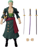 Roronoa Zoro Figura De Acción One Piece Anime Heroes Bandai 16 Cm