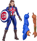 Capitana Carter Figura De Acción What If Marvel Legends Hasbro 16 Cm BAF Vigilante