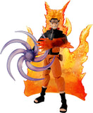 Naruto Uzumaki Tailed Beast Cloak Figura de acción Anime Heroes Bandai 16 Cm