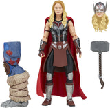 Mighty Thor Figura De Acción Thor Love and Thunder Marvel Legends Hasbro 16 Cm Baf Korg