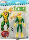 Loki Figura De Acción Thor Cómics Classic Retro Marvel Legends Hasbro 17 Cm