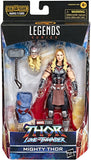 Mighty Thor Figura De Acción Thor Love and Thunder Marvel Legends Hasbro 16 Cm Baf Korg