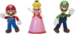 Pack Super Mario Bros Luigi y Peach Figura de Acción Super Mario Bros Mushroom Kingdom Jakks Pacific 11 Cm