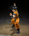 Saiyan Son Goku Super Hero Figura De Acción Dragon Ball Super SH Figuarts Bandai 15 Cm