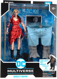 Harley Quinn Figura De Acción Suicide Squad Dc Mcfarlane Toys King Shark 17 Cm