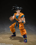 Saiyan Son Goku Super Hero Figura De Acción Dragon Ball Super SH Figuarts Bandai 15 Cm