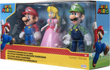 Pack Super Mario Bros Luigi y Peach Figura de Acción Super Mario Bros Mushroom Kingdom Jakks Pacific 11 Cm