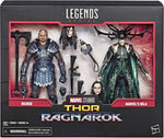 Hela y Skurge Two Pack Marvel Legends Thor Ragnarock Hasbro 16 Cm