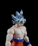 Figura de Acción Goku Ultra Instinto Plateado Dragon Ball Super Dragon Stars Bandai 16 CM